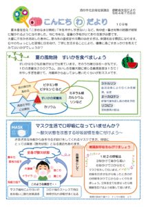 酒田市避難者支援だより　こんにちわだより　第109号